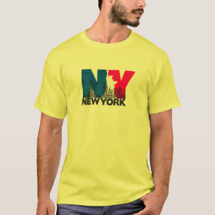 New York typografisch T-shirt