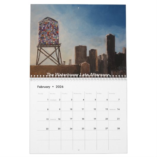 New York Uitzichten 2024, Schilderijen van Rauno J Kalender (Feb 2026)