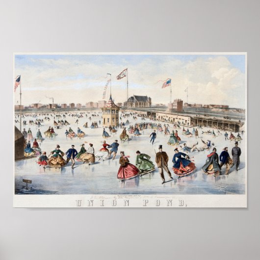 New York Union Pond Poster (Voorkant)