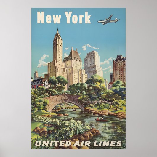 New York - United Reisposter Poster (Voorkant)