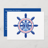 New York, United States, Customizable, Sea Travel Briefkaart (Voorkant / Achterkant)