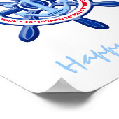 New York, United States, Customizable, Sea Travel Poster (Hoek)