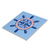 New York, United States, Customizable, Sea Travel Tegeltje (Zijkant)