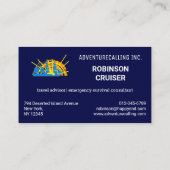 New York, United States, Customizable, Sea Travel Visitekaartje (Achterkant)