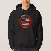 New York United States of America Hoodie (Voorkant)