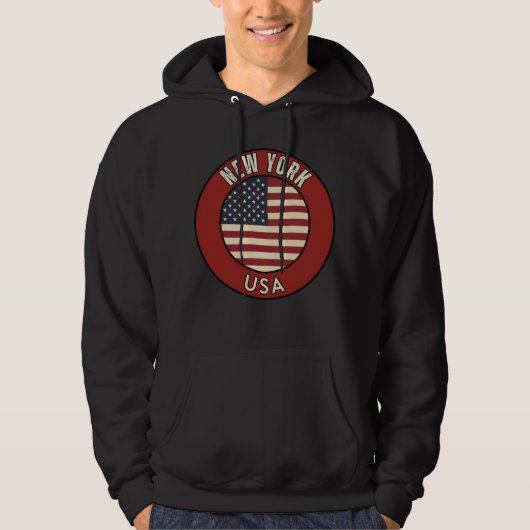 New York United States of America Hoodie (Voorkant)