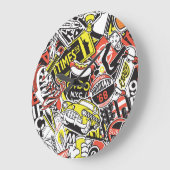 New York Urban: sticker patchwork. Grote Klok (Hoek)