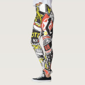 New York Urban: sticker patchwork. Leggings (Links)