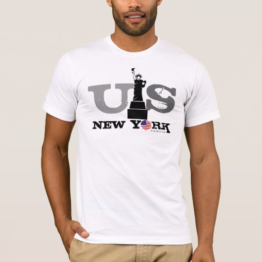 New York US Liberty Statue T-shirt (Voorkant)