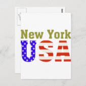 New York USA! Briefkaart (Voorkant / Achterkant)