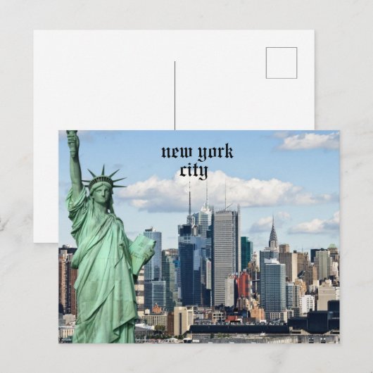 new york usa - Briefkaart  (Voorkant / Achterkant)