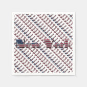 New York USA Country Flag Typografie Servetten (Voorkant)