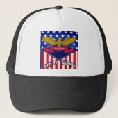 New York USA Flag Trucker Pet (Voorkant)