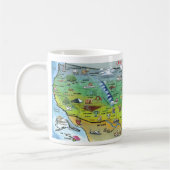 New York USA Map Koffiemok (Links)