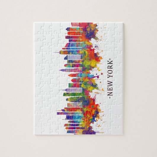 New York USA Skyline Legpuzzel (Verticaal)