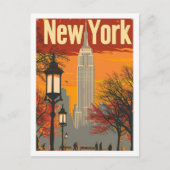 New York USA Vintage Beroemde Reisplaats Briefkaart (Voorkant)