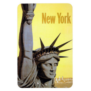 New York USA Vintage Travel magnet Magneet