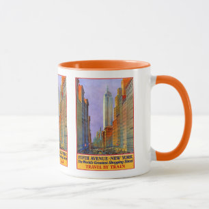 New York USA Vintage Travel mokken