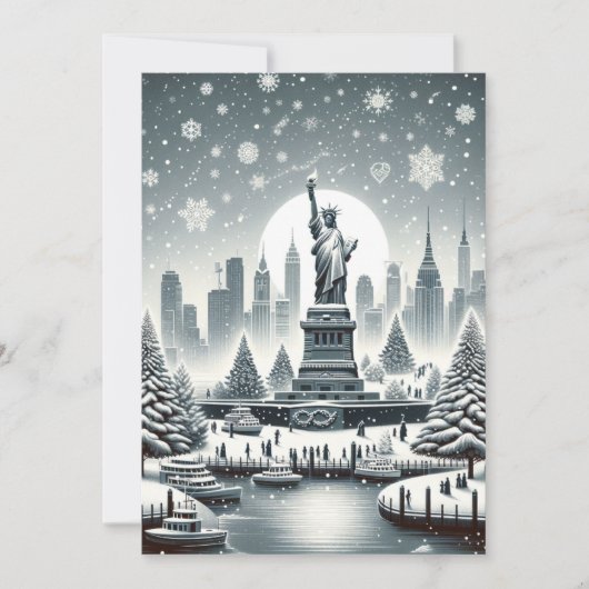 "New York Vakantie Elegantie. Aanpasbare Kaarten (Voorkant)