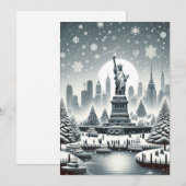 "New York Vakantie Elegantie. Aanpasbare Kaarten (Voorkant / Achterkant)
