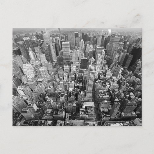 New York van boven Briefkaart (Voorkant)