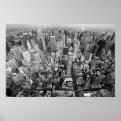 New York van boven Poster (Voorkant)