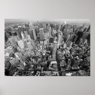 New York van boven Poster