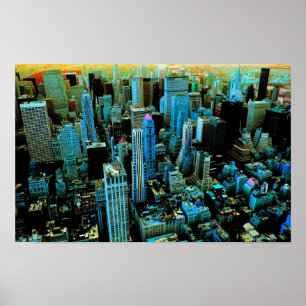 New York van de toekomst Poster