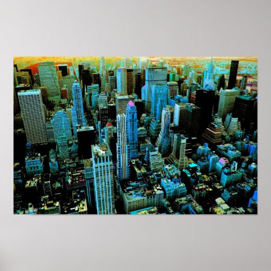 New York van de toekomst Poster (Voorkant)