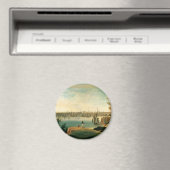 New York vanaf Brooklyn Heights circa 1834 Magneet (Insitu (Vaatwasser))