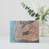 new york vanaf high up briefkaart (Staand voorkant)