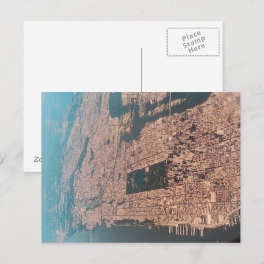 new york vanaf high up briefkaart (Voorkant / Achterkant)