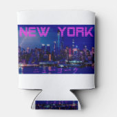 New york Vaporwave Retro Blikjeskoeler (Achterkant)
