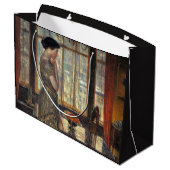 New York venster in de winter (door Childe Hassam) Groot Cadeauzakje (Achterkant Gekanteld)