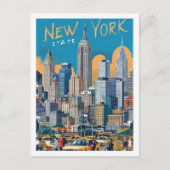 New York Verenigde Staten Beroemde Reisplaats Briefkaart (Voorkant)