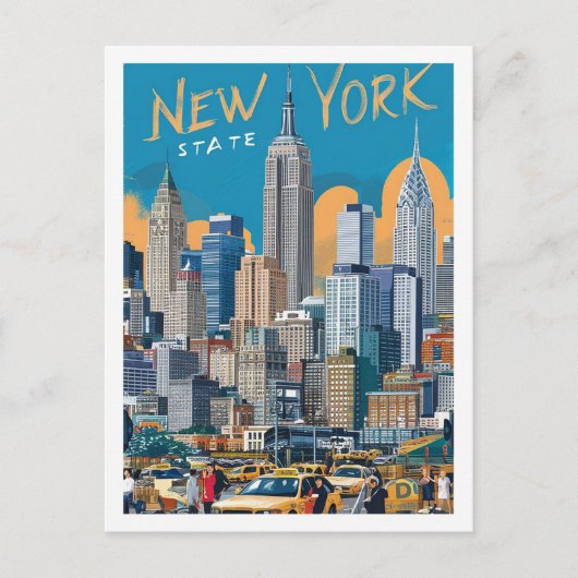 New York Verenigde Staten Beroemde Reisplaats Briefkaart (Voorkant)