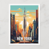 New York Verenigde Staten Beroemde Reisplekken Briefkaart (Voorkant)