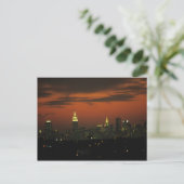 New York, Verenigde Staten. Skyline of uptown Manh Briefkaart (Staand voorkant)