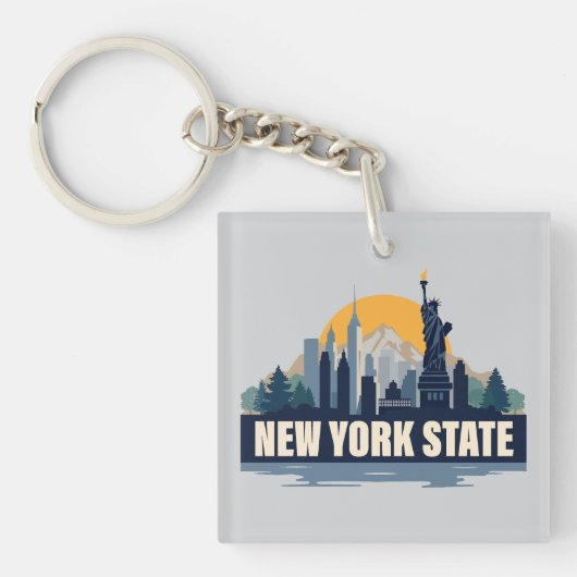 New York, Verenigde Staten Sleutelhanger (voorkant)