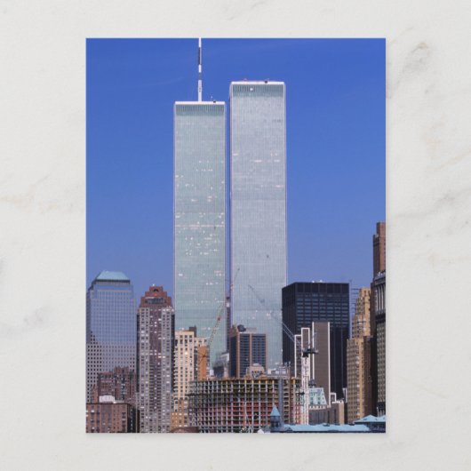 New York, Verenigde Staten. Twee torens van de ber Briefkaart (Voorkant)