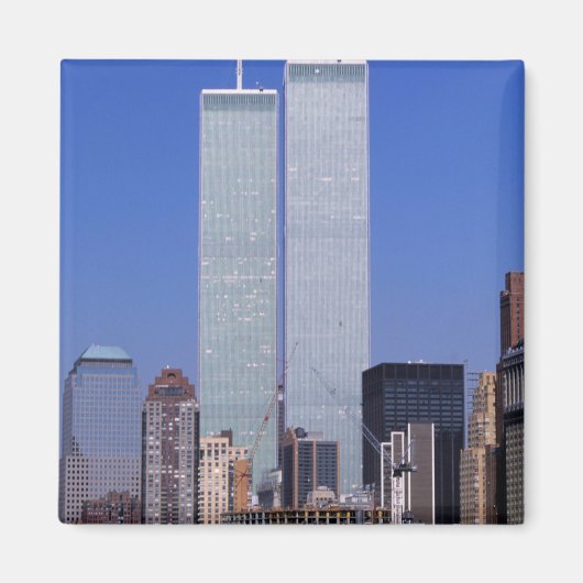 New York, Verenigde Staten. Twee torens van de ber Magneet (Voorkant)