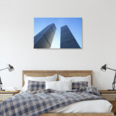 New York, Verenigde Staten. Uitzicht omhoog aan du Canvas Afdruk (Insitu (Slaapkamer))