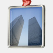 New York, Verenigde Staten. Uitzicht omhoog aan du Metalen Ornament (Links)