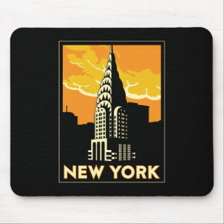 new york verenigde staten vs retro - reizen muismat