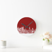 New York vet rood Ronde Klok (Huis)