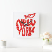 NEW YORK VIERKANTE KLOK (Huis)