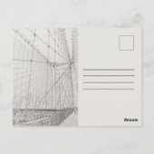 New York View Postcard Central Park & Brooklyn  Briefkaart (Achterkant)