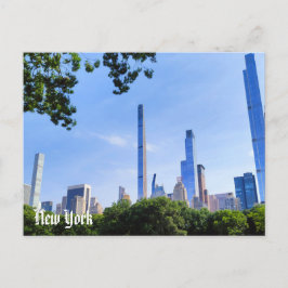 New York View Postcard Central Park & Brooklyn  Briefkaart