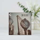 New York vijfde avenue Save The Date (Staand voorkant)