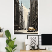 New York vintage poster (Thuiskantoor)